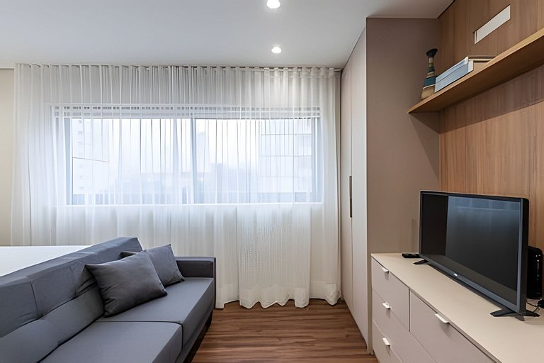 ART 33 - Studio 28mt completo na Diogo de Faria, Vila Clemen