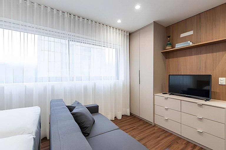 ART 33 - Studio 28mt completo na Diogo de Faria, Vila Clemen