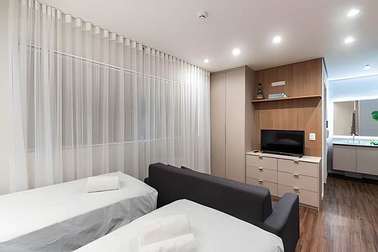 ART 33 - Studio 28mt completo na Diogo de Faria, Vila Clemen