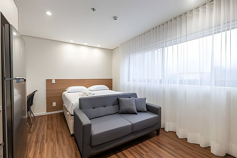 ART 33 - Studio 28mt completo na Diogo de Faria, Vila Clemen