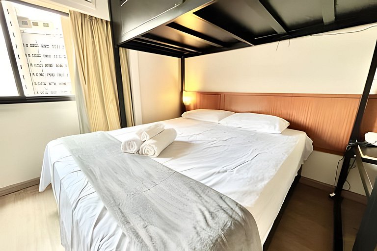 ENB | Ótimo Flat na Borges Lagoa, AC, Wi-Fi - 3pax