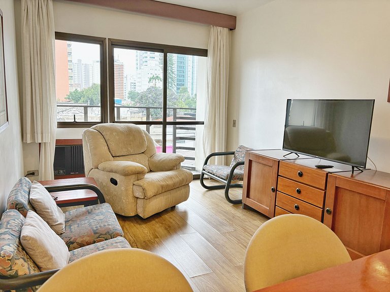 ENB | Flat hotel em SBC p/ 2 pp Espaço e Conforto
