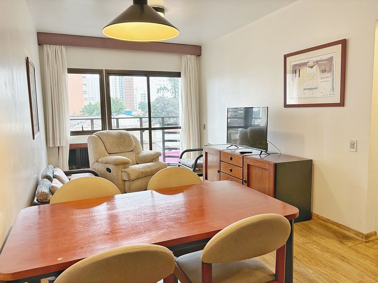 ENB | Flat hotel em SBC p/ 2 pp Espaço e Conforto