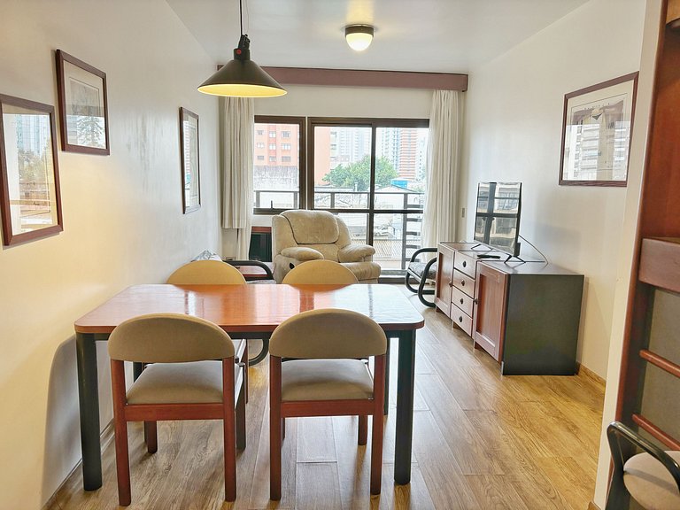 ENB | Flat hotel em SBC p/ 2 pp Espaço e Conforto